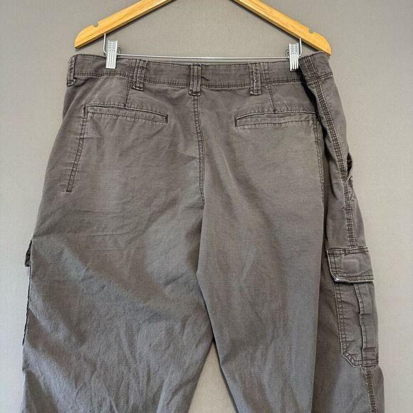Wrangler Mens Cargo Pants Side Pockets Small Logo Size 38x32 Workwear - Picture 6 of 11